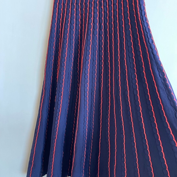 Zara Blue Red Stripe skirt S - Picture 8 of 8